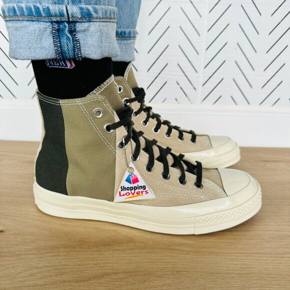 ❤️❤️Converse Chuck Taylor All Star 70 Hi Women Shoes 8.5 Sneakers Beige A06534C - Picture 2 of 11